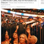 Fatima Robinson Instagram - I always have so much fun working with these ladies @knickscitydancers To watch them entertain every week is a joy. Excited for the future and what we got cookin!! 📸 @tesslomayer