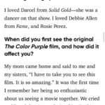 Fatima Robinson Instagram – Thank you @oprahdaily for this lovely interview…..3 more days💜