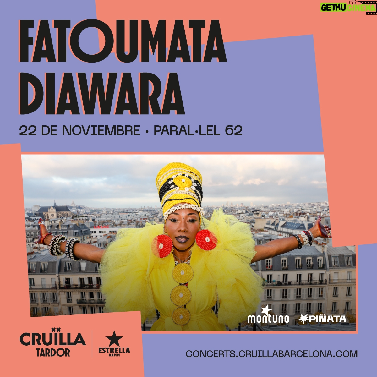 Fatoumata Diawara Instagram - Can't wait to meet you in Madrid and Barcelona! Much loveeeeee ππΎππΎβ€οΈβ€οΈβ€οΈππΎβ€οΈβ€οΈ