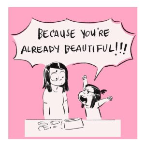 Fawn Veerasunthorn Instagram - I guess I’ll take it. .
.
.
#toddlerlife #kidsofinstagram #thisis3 #motherhood #parenting #comics #makeuplife #procreateart