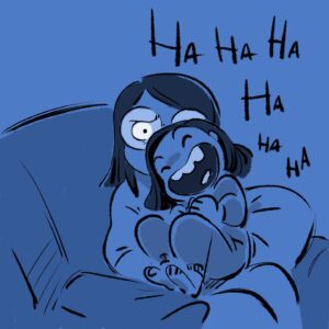 Fawn Veerasunthorn Instagram - This sweet song from Dumbo was going strong for our night time routine until that one fateful day...
.
.
.
#babymine #dumbo #comics #motherhood #bedtime #nighttimeroutine #procreateart