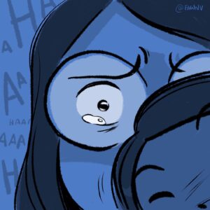 Fawn Veerasunthorn Instagram - This sweet song from Dumbo was going strong for our night time routine until that one fateful day...
.
.
.
#babymine #dumbo #comics #motherhood #bedtime #nighttimeroutine #procreateart