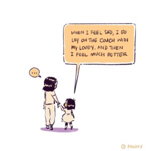 Fawn Veerasunthorn Instagram - We are back into stay-at-home order in Los Angeles. I am fortunate to be able to continue to work from home, but some days it still hits me of with everything that has been going on this year. 
.
.
.
#comics #webcomic #2020 #motherhood  #losangeles #maskup #staysafe