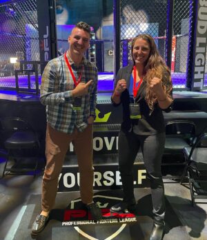 Felicia Spencer Instagram - Interviews from @feenom479 & our David Van Auken from the @pflmma Challenger Series Coming‼️

#feliciaspencer #pfl #pflchallengerseries #mma #pflcs3