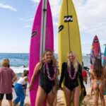 Felicity Palmateer Instagram - EDDIE INVITEE 2023/2024!! My biggest surfing achievement to date and the highest honour in surfing. Ever since I was little I’ve always dreamed of being invited to @theeddieaikau but it wasn’t a reality until last year when the women got to compete for the first time. The ceremony and blessing was so beautiful and to be a part of the paddle out was surreal. Sitting amongst waterman and women that I’ve idolised my whole life didn’t feel real. And to make history with my sis @lauraenever , being the first two Australian women to ever be invited makes it even sweeter. Feeling an a whole range of emotions but more than anything an immense sense of gratitude. Thank you to @haa_aikau and the Aikau Ohana. Photos @giulia.avilaa @traviskeahi_photos @jesseaphoto @haakeaulana #eddieaikau #eddieaikauinvitational