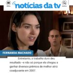 Fernanda Machado Instagram – Mais uma matéria bacana sobre meu trabalho em Paraíso Tropical!

Quem aí  tá vendo a novela? Me contem por favor onde tá a história da Joana, ela já descobriu a verdade sobre o pai dela? 

Link da matéria completa no meu stories. Boa semana pra gente! 

Obrigada @natashasteinassessoria 
@contrafogos @noticiasdatvoficial 

#hittingthepress #paraisotropical
#maisumamateriabacana