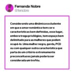 Fernanda Nobre Instagram - Pensando aqui: não acho possível que essas mulheres tenham consciência da armadilha cruel e violenta que estão se metendo. Que moda é essa??