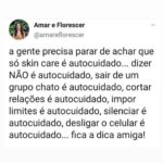 Fernanda Nobre Instagram – Impressionante que até autoestima se tornou um produto. O que é o processo de autocuidado para você?