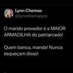 Fernanda Nobre Instagram – Pensando aqui: não acho possível que essas mulheres tenham consciência da armadilha cruel e violenta que estão se metendo. Que moda é essa??
