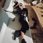 Fiammetta Cicogna Instagram – Love day and night🖤❤️
