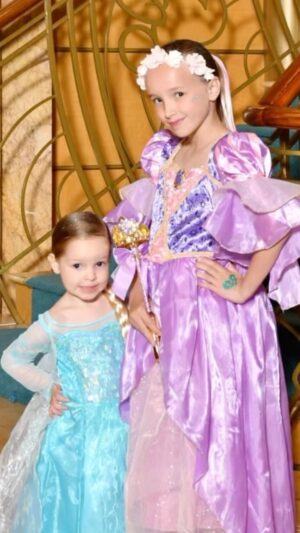 Fifi Box Instagram - Princess for a day! 👑 One of my favourite things to do with the girls at Disneyland is get a princess makeover at the Bibbidi Bobbidi Boutique and there’s one on the Disney Wonder! 🙌 The fairy godmothers bring all their magic and make it such a memorable experience for children. My little Rapunzel and Elsa won’t take their costumes off! (Ps. I highly recommended booking in advance) 
@disneycruiseline
#disneycruiseline
@disneyparks 
@disneycruiselineaunz
#disneymagicatsea