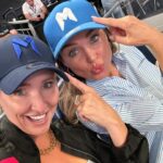 Fifi Box Instagram - Fun afternoon supporting @melbunited with @danniiminogue and @fotinihatzis 💙 Big win for the boys!! 💪💪💪