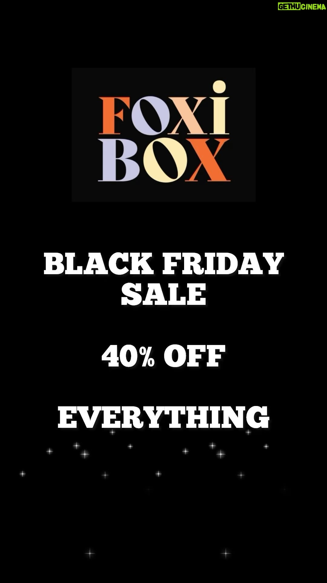 Fifi Box Instagram - For 24 hours only there is 40% off EVERYTHING store wide in our @foxiboxshop Black Friday sale!!! 🎉🎉🎉 See the link in my bio to shop 🎉