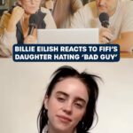 Fifi Box Instagram – @billieeilish reacts to @fifi_box’s 4yo hating ‘Bad Guy’ 🤣👀

Listen to the full interview with Billie Eilish on the podcast now 🔗 LINK IN BIO