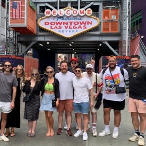 Fifi Box Instagram - Two days in Las Vegas with my incredible radio family, SO much love for this team they are the absolute best!! 🥰 @fififevnick