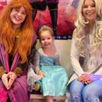 Fifi Box Instagram - After missing her first and second birthday parties because of lockdowns and her third because we were away on holiday, Daisy has FINALLY had her first ever BIRTHDAY PARTY!! 🎉🎉🎉 Frozen themed, Elsa and Anna were amazing Daisy had the best day!!! 🥰🎉 A big Thankyou to Natalie and the team at @fairycoolparties for making it a day she’ll never forget! 🎉🎉❤️🎉🎉