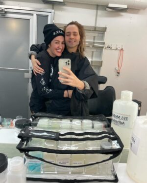 Fiona Dourif Instagram - Tonight! Get Chucked OR ELSE 
10pm on @syfy @usanetwork @peacock

And a thank you to the brilliant makeup @10.shock and hair @natasha.ristich who make my job easy!