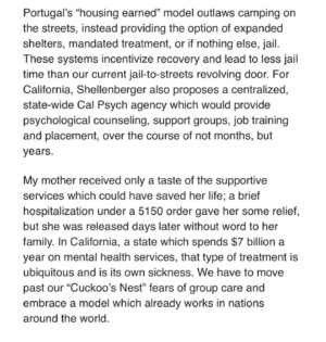 Fiona Dourif Instagram - I wrote an essay about losing my mom to mental illness and homelessness. It’s time for change. Please consider Michael Shellenberger for governor. 

Thank you to the @ocregister and the 10 other SOCAL newspapers that ran it today. Link in bio.