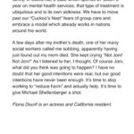 Fiona Dourif Instagram - I wrote an essay about losing my mom to mental illness and homelessness. It’s time for change. Please consider Michael Shellenberger for governor. Thank you to the @ocregister and the 10 other SOCAL newspapers that ran it today. Link in bio.