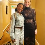 Fiona Gubelmann Instagram - Just a few moments bts from the whirlwind TCA trip this weekend. More pics to come… A definite highlight was meeting the adorable cast of @percyseries Amazing jewelry @minichiellojewellers Dress @hillhouse Hair @rickhenryla Makeup @olafderlig @thegooddoctorabc #thegooddoctor @official_tca #tca #season7 #parnick #press #bts