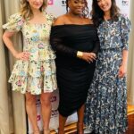 Fiona Gubelmann Instagram - Such a fantastic time on our panel today. Thank you @atxfestival for having us!! • Amazing hair and makeup💄@nikkisketch Dress @estilo_austin Earrings @sarahojewelry Necklace and bracelet @minichiellojewellers @thegooddoctorabc #thegooddoctor #parnick