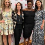 Fiona Gubelmann Instagram – Such a fantastic time on our panel today. Thank you @atxfestival for having us!! 
•
Amazing hair and makeup💄@nikkisketch 
Dress @estilo_austin 
Earrings @sarahojewelry 
Necklace and bracelet @minichiellojewellers 
@thegooddoctorabc #thegooddoctor #parnick