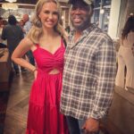 Fiona Gubelmann Instagram – Had the most wonderful of evening last night seeing old friends at the @atxfestival. 
•
Was very excited to find this amazing dress & earrings at my favorite shop in Austin @estilo_austin (thank you @thechristycarlsonromano for helping me find this treasure of a store!)
•
👗 @estilo_austin 
💎 @minichiellojewellers 
#atx @atxfestival #austintvfestival #austin #austintexas