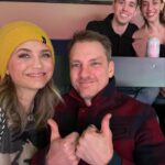Fiona Gubelmann Instagram – Lovely date night with friends
🏒 @canucks @thebestalexweed @brandonlarracuente @jazminlarracuente