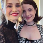 Fiona Gubelmann Instagram - Just a few moments bts from the whirlwind TCA trip this weekend. More pics to come… A definite highlight was meeting the adorable cast of @percyseries Amazing jewelry @minichiellojewellers Dress @hillhouse Hair @rickhenryla Makeup @olafderlig @thegooddoctorabc #thegooddoctor @official_tca #tca #season7 #parnick #press #bts