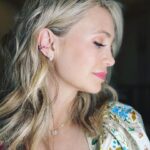 Fiona Gubelmann Instagram – Thank you @sarahojewelry for helping me to customize a very special pair of earrings 💖 
•
I had some earrings that were very sentimental but I never wore because they didn’t quite feel like “me”. So I worked with a designer at Sarah O to redesign the earrings. It was a very fun process. We went back and forth on lots of different designs and after seeing sketches and models in CAD, we finally created the perfect pair of earrings. 
I couldn’t love these any more!!! I wanted an asymmetrical earring with art deco / vintage inspirations and a nod to the flaming heart ❤️‍🔥 
•
I trusted Sarah O since I’ve shopped with the company before and knew they have amazing quality. And a bonus that it’s a female owned small business 🥰