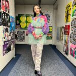 First Summer Uika Instagram - #ウイカ衣装 🌸 ・チュールパフスリーブ →PAMEO POSE @pameopose ・マーブルハイネックトップス →bed 原宿　@bed_harajuku ・チュールキャミソール →LA BELLE ETUDE @labelleetude_official ・ベルト＆パンツ →BIG TIME 下北沢　@big_time_shimokitazawa