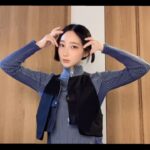 First Summer Uika Instagram - ベストのベストな季節がやってきた black vest @teloplan_official #ウイカ私服
