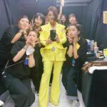 Fish Leong Instagram – 那天在確認完 【 公主切 】 髮型後 大家就開心的吃了一頓飯 
空氣中都是秒數滴答倒數的聲音 直到上台前的那一秒巨幕升起 

– 這群精靈加上現場控台上，台底下的每位王子和皇后，以及在觀眾席會發光的靈魂家族們 ，就開了一場盛大的舞會🍭直到現在還沒醒來 🎂

🥂🍰🧁🎂🍿🍭🍾