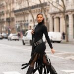 Flora Coquerel Instagram - Back in Paris 🖤 Photo @chloehautierpro Look @michaelkors