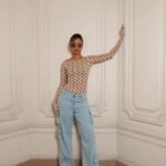 Flora Coquerel Instagram - @marineserre_official 🪐 Photos 1 et 6 @claireguillon Vidéo et photos 2,3,4 et 5 @chloehautierpro Invitation Cc @clotildehairstylist 🫶🏽