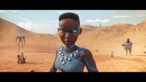 Florence Kasumba Instagram - KATONO in #KIZAZIMOTO episode #HERDERBOY directed by @raymondmalinga #DISNEYPLUSZA #florencekasumba