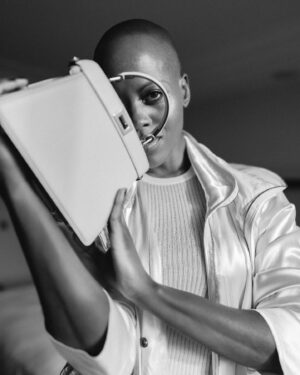 Florence Kasumba Instagram - A strong focus @fendi #FendiPeekaboo #InLoveWithMyPeekaboo #Fendi #ad