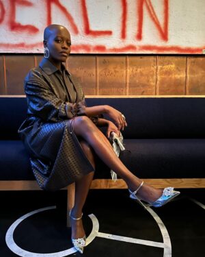 Florence Kasumba Instagram - Thank you Women&Film hosted by @izogie_f at @sohohouseberlin @hermes @rogervivier @bashparis @artistspool @daniellapetrovics @danichicavara07 @berlinale #florencekasumba