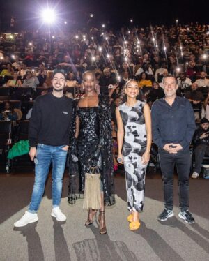 Florence Kasumba Instagram - #BlackPanther #WakandaForever Berlin Premiere. #gemmymaalouf #cartier #jimmychoo Styled by @daniellapetrovics Make up @silkezeitzmakeup #florencekasumba