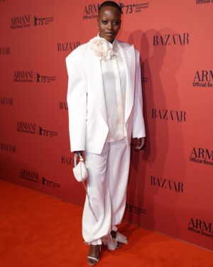 Florence Kasumba Instagram - Thank you @armanibeauty and @harpersbazaargermany for the invitation to the exclusive dinner and party at the @thefeuerlecollection Photos @Markus Nass and Franziska Krug #florencekasumba