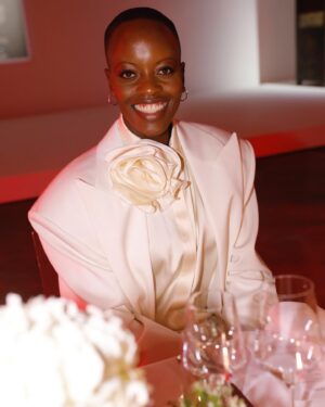 Florence Kasumba Instagram - Thank you @armanibeauty and @harpersbazaargermany for the invitation to the exclusive dinner and party at the @thefeuerlecollection Photos @Markus Nass and Franziska Krug #florencekasumba