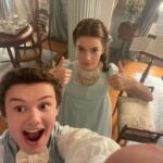 Florence Hunt Instagram – Bridgerton X Monsters Inc, yours sincerely Flo & Will 💋 

#bridgerton