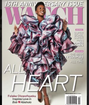 Folake Olowofoyeku Instagram - Throwing Back on some Magazine Cover love! #TBT ❤️