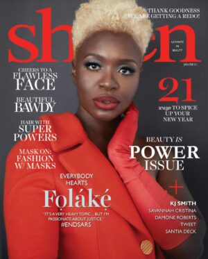 Folake Olowofoyeku Instagram - Throwing Back on some Magazine Cover love! #TBT ❤️