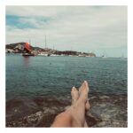 Frédérique Bel Instagram - I discovered Ibiza during my shooting for the film «Ibiza ». I stayed at the Argos and I came to this small flat rock , every night . I have come back there since, often, to meditate. This island repairs me and gives me the energy to face the Parisian grayness #ibizaforever❤️