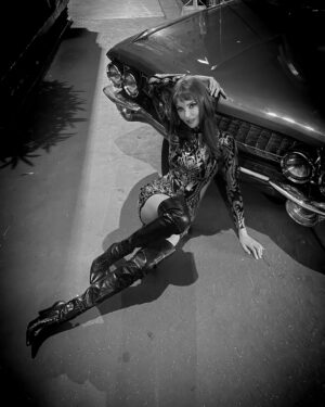 Frédérique Bel Instagram - @fernando_berlin_official  made my boots on my my measurements… fit so well !  Pic by @miranhuq  late night … or early morning
