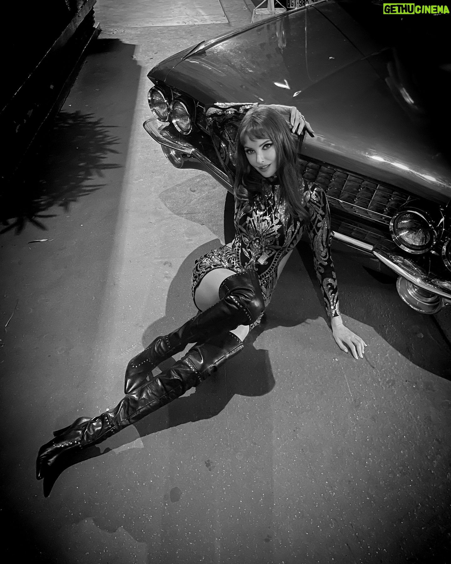 Frédérique Bel - 6.8K Likes - @fernando_berlin_official made my boots on my my measurements… fit so well ! Pic by @miranhuq late night … or early morning