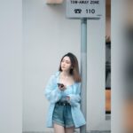 Frances Wu Instagram - 我的最愛 與 @adam_1555554 的偏愛 我是否該多街拍了？ #先來兩張 #清純 #少女 #外拍 #街拍 #ig都放不下這種比例的圖