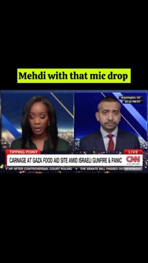 Francesca Fiorentini Instagram - The idea that Biden would risk American democracy for the fascists in Israel is bizarre.. and dangerous AF. @mehdirhasan brings it to CNN. Everyone go support @zeteonews, his new venture.