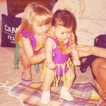 Francesca Eastwood Instagram - My lil nugget @morganeastwood. Remember when I️ used to teach u how to walk? Tables turned. My wise younger sis 💙